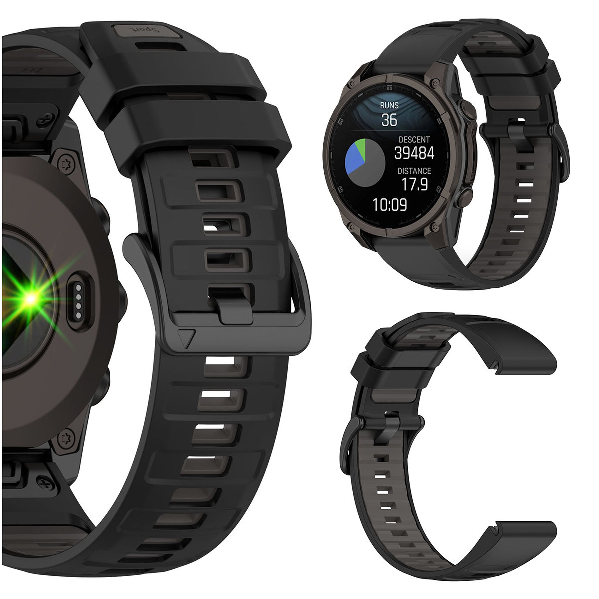 PASEK DO GARMIN FENIX 5 6 7 8 E PRO SOLAR INSTINCT EPIX QUCIKFIT PREMIUM