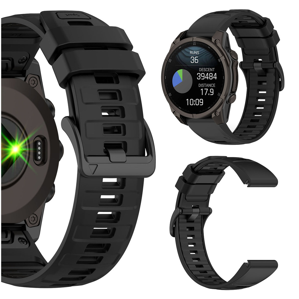 PASEK DO GARMIN FENIX 5 6 7 8 E PRO SOLAR INSTINCT EPIX QUCIKFIT PREMIUM