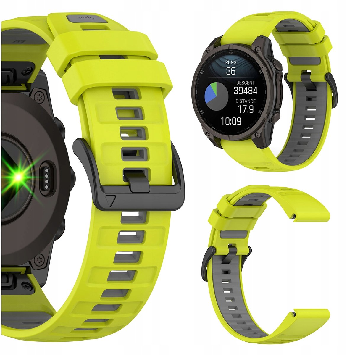 PASEK DO GARMIN FENIX 5 6 7 8 E PRO SOLAR INSTINCT EPIX QUCIKFIT PREMIUM