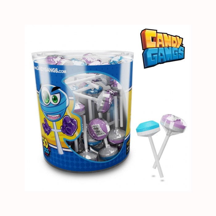 CANDY GANGS TIP TOP LIZAKI PUDROWE BEZ CUKRU TUTTI FRUTTI (8GR) 50SZT