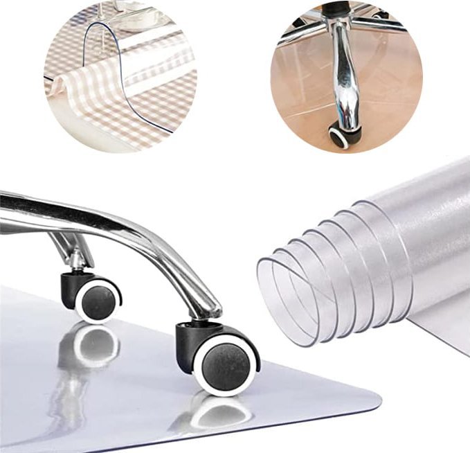 ZOLTA Mata ochronna 0,8mm 100x120cm Clear Podkładka pod fotel biurowy