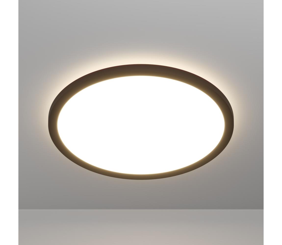 Eglo 901454 - LED Ściemnialne oświetlenie zewnętrzne ROVITO-R 18,5W/230V śr. 38,9cm IP44 czarne + pilot