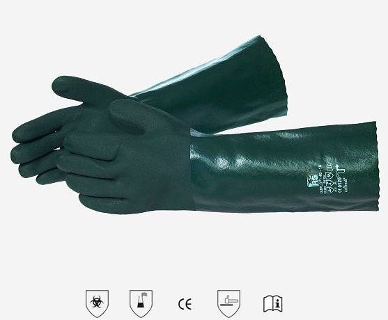 Rękawice chemoodporne z PCV RS DUPLO35 (10)