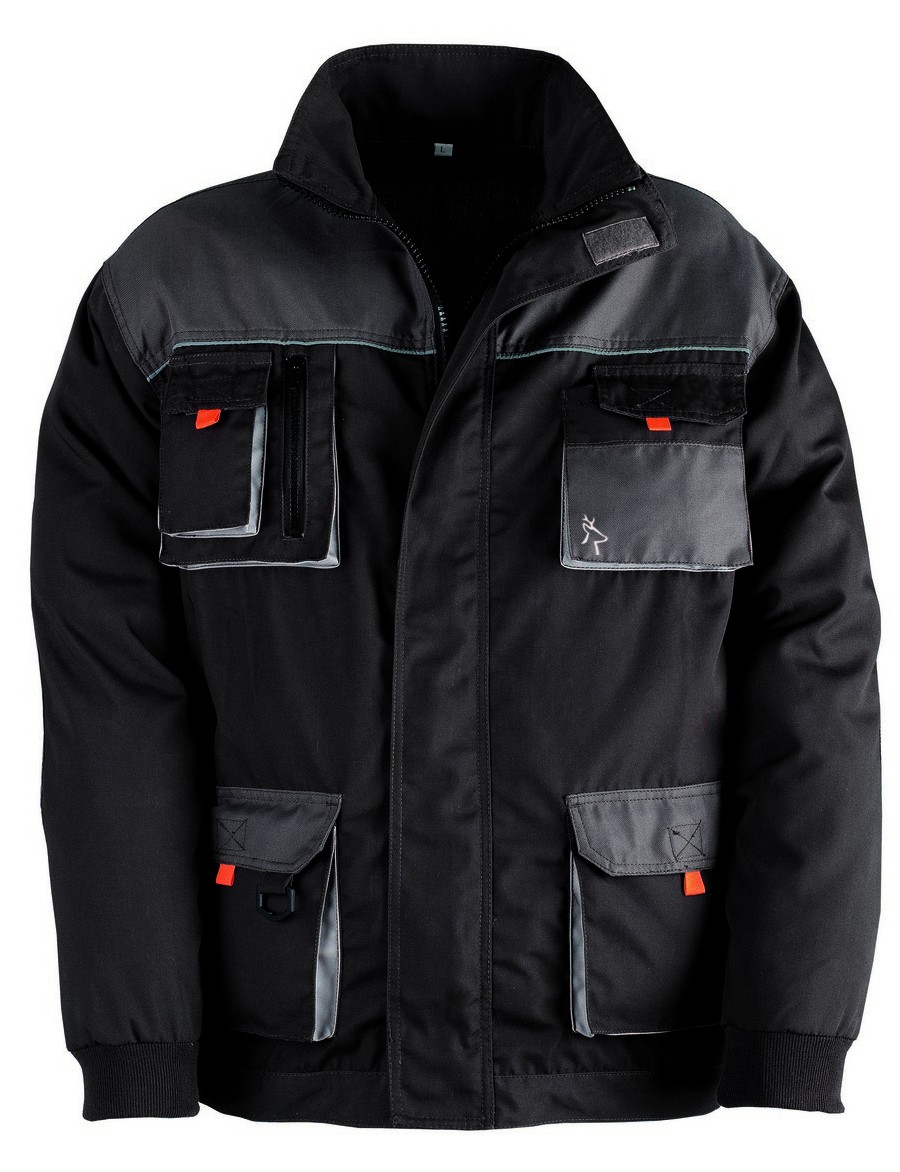 BLUZA ROBOCZA KAPRIOL SMART MULTIPLE POCKETS; CZARNY-SZARY