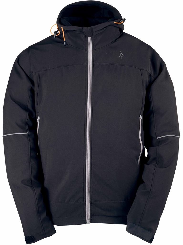 DWUWARSTWOWA KURTKA SOFT SHELL KAPRIOL TECH; CZARNY