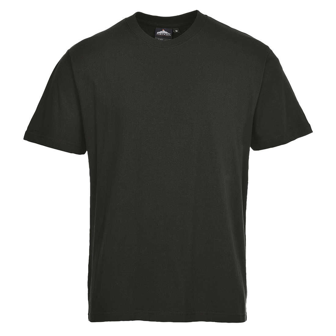 PORTWEST B195 T-SHIRT TURIN PREMIUM; CZARNY