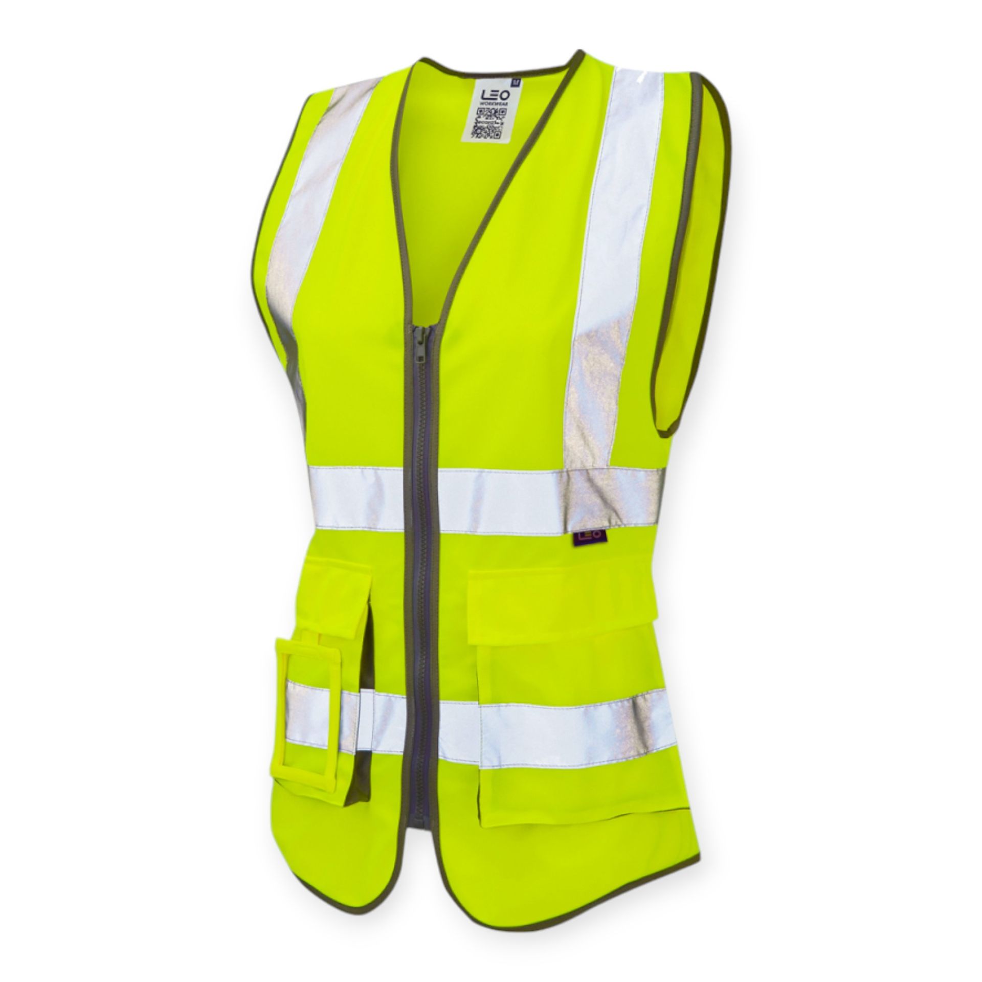 KAMIZELKA OSTRZEGAWCZA DAMSKA LYNMOUTH SUPERIOR ISO 20471 CLASS 1; HI-VIS YELLOW