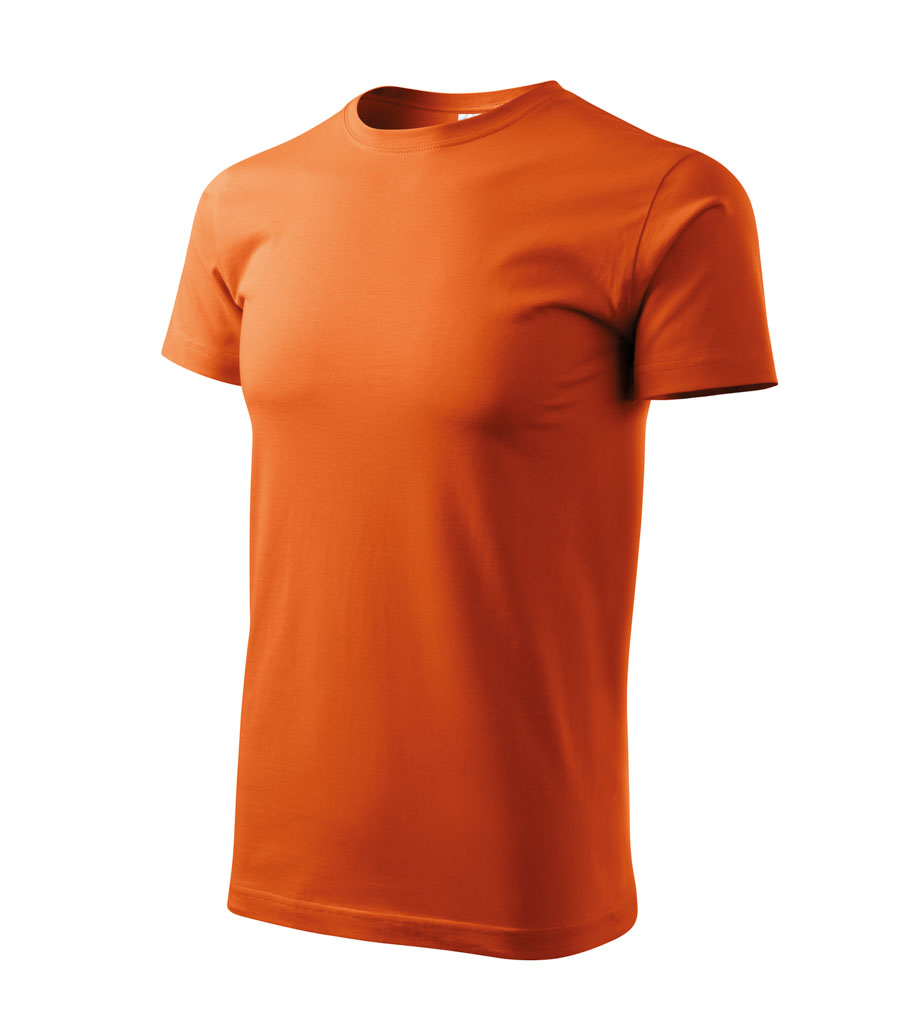 KOSZULKA UNISEX MALFINI HEAVY NEW 137, POMARAŃCZOWY