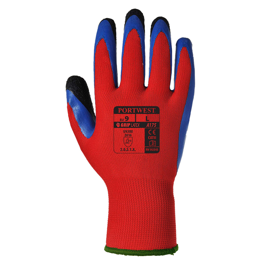 PORTWEST A175 RĘKAWICA DUO-FLEX; CZERWONY/NIEBIESKI
