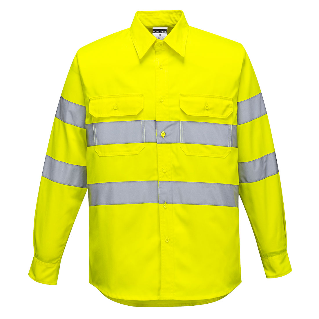 PORTWEST E044 KOSZULA OSTRZEGAWCZA; ŻÓŁTY