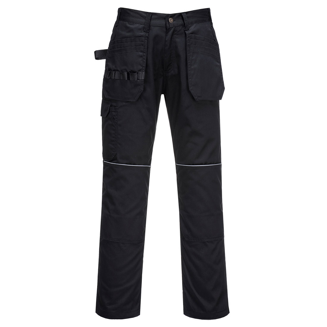 PORTWEST C720 SPODNIE TRADESMAN; CZARNY
