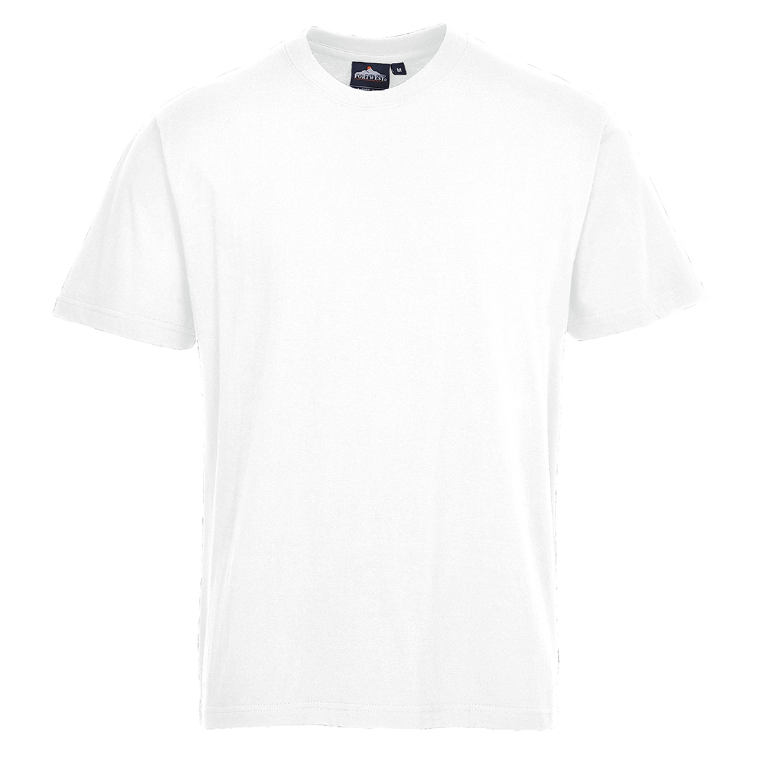 PORTWEST B195 T-SHIRT TURIN PREMIUM; BIAŁY
