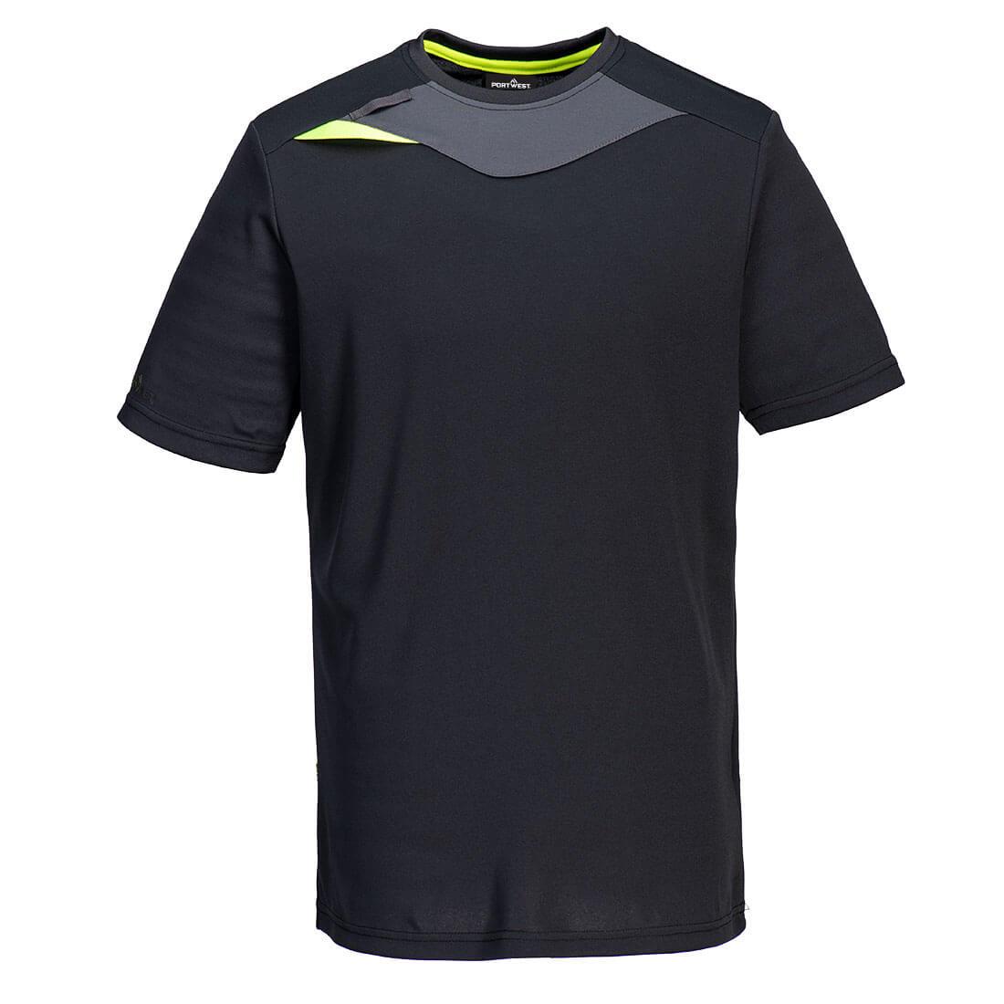 PORTWEST DX411 T-SHIRT DX4; CZARNY