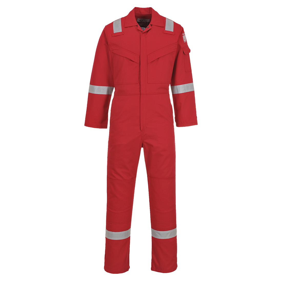 PORTWEST FF50 TRUDNOPALNY KOMBINEZON ABERDEEN; CZERWONY
