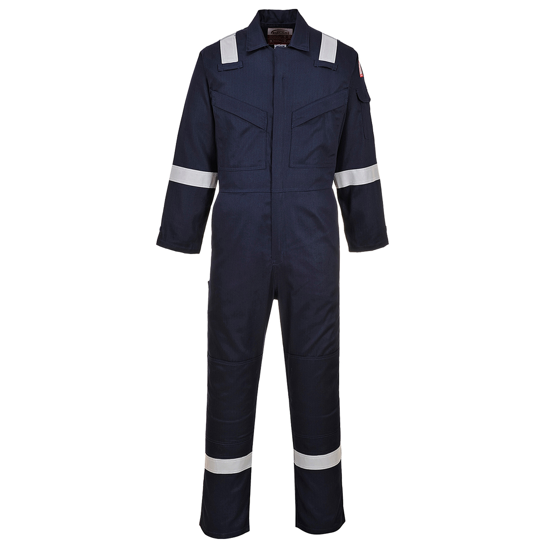 PORTWEST FR21 SUPER LEKKI, ANTYELEKTROSTATYCZNY KOMBINEZON 210G; GRANATOWY
