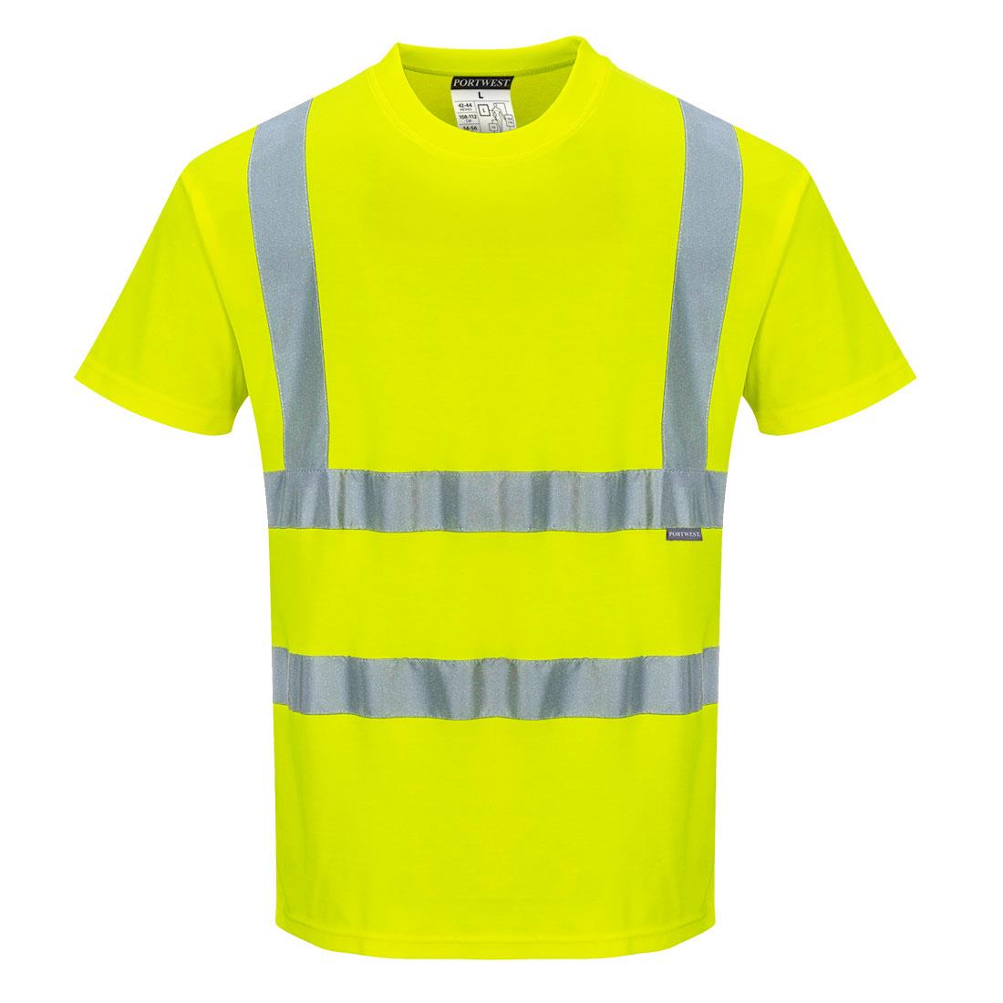 PORTWEST S170 T-SHIRT COTTON COMFORT ; ŻÓŁTY