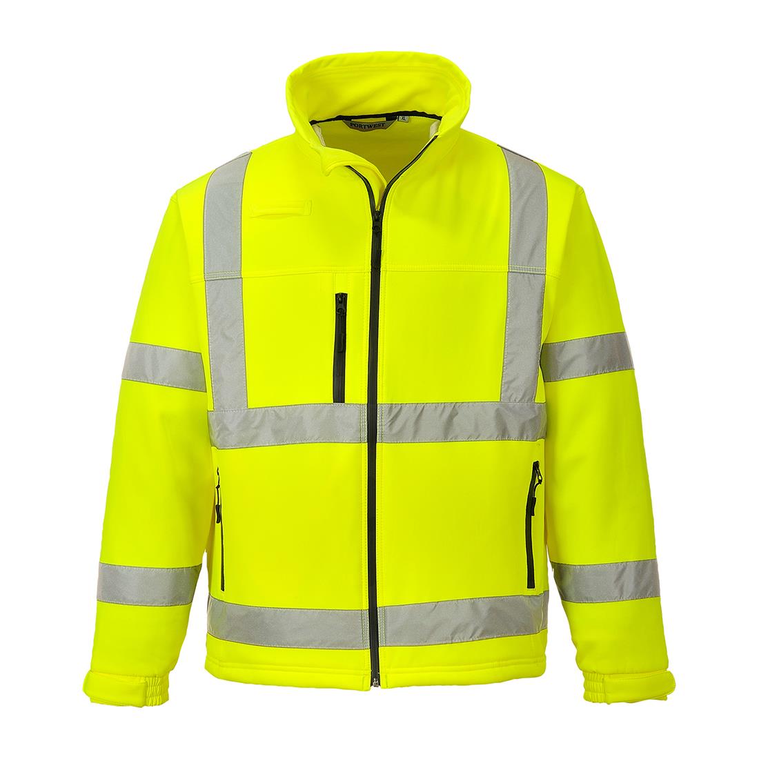 PORTWEST S424 SOFTSHELL OSTRZEGAWCZY CLASSIC (3 WARSTWY); ŻÓŁTY