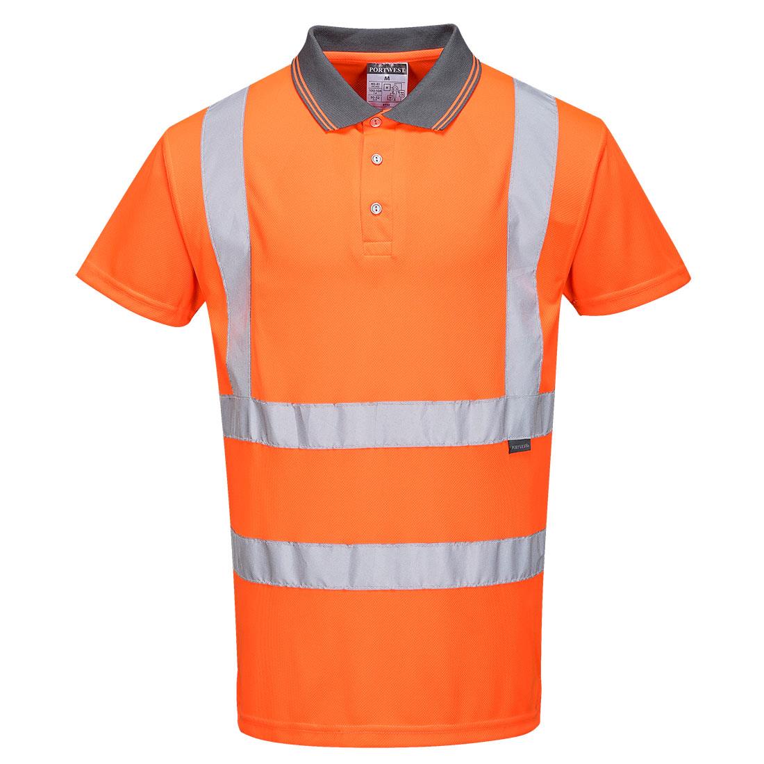 PORTWEST RT22 KOSZULKA OSTRZEGAWCZA POLO ; POMARAŃCZOWY