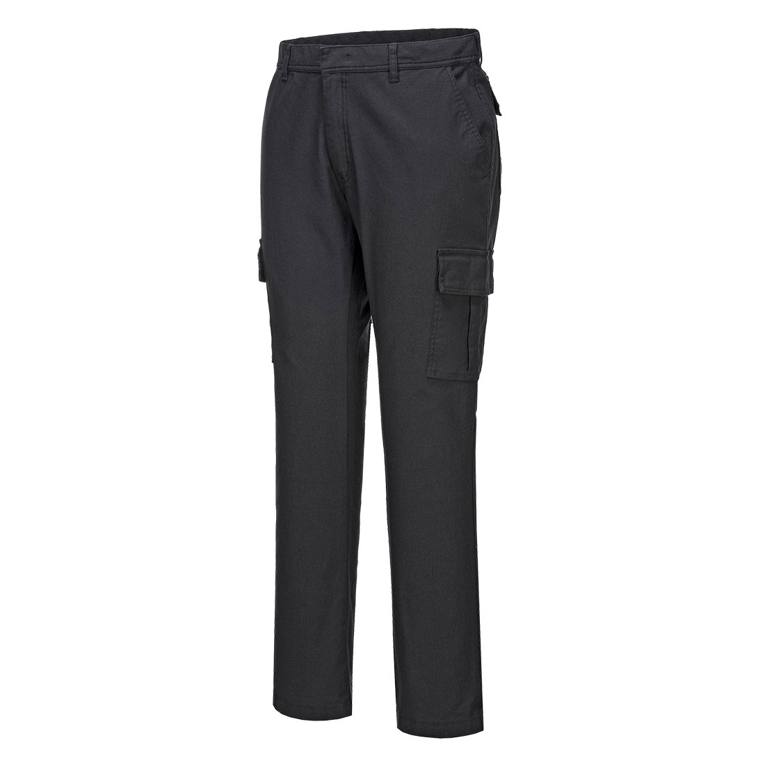 PORTWEST S231 SPODNIE BOJÓWKI SLIM STRETCH; CZARNY