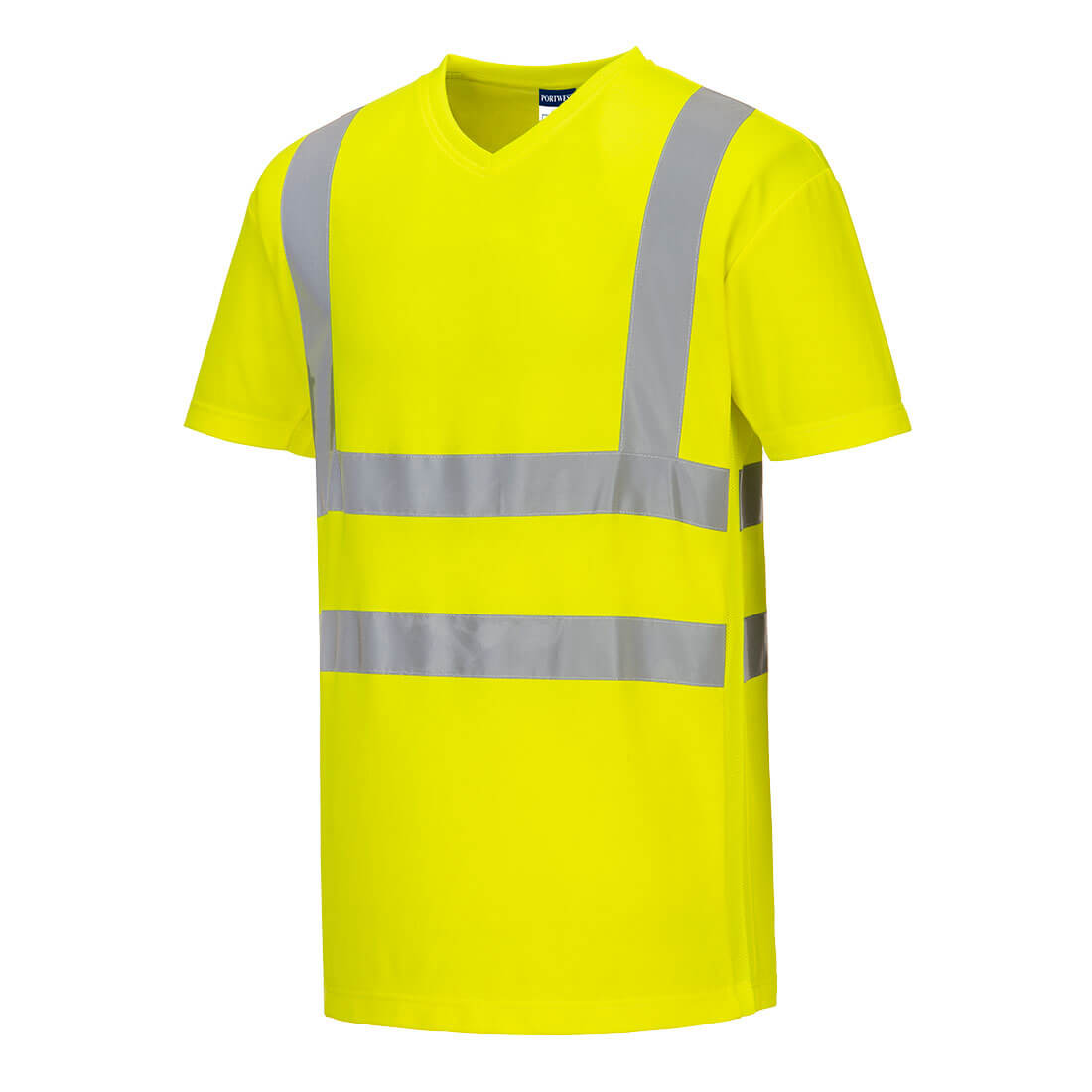 PORTWEST S179 T-SHIRT W SEREK ZE WSTAWKAMI Z SIATKI; ŻÓŁTY
