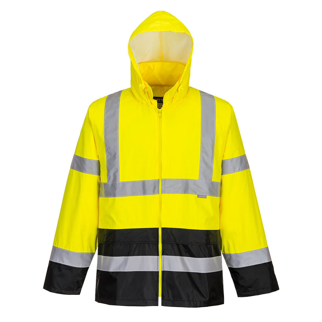 PORTWEST H443 KLASYCZNA KURTKA PRZECIWDESZCZOWA OSTRZEGAWCZA ; ŻÓŁTY/CZARNY