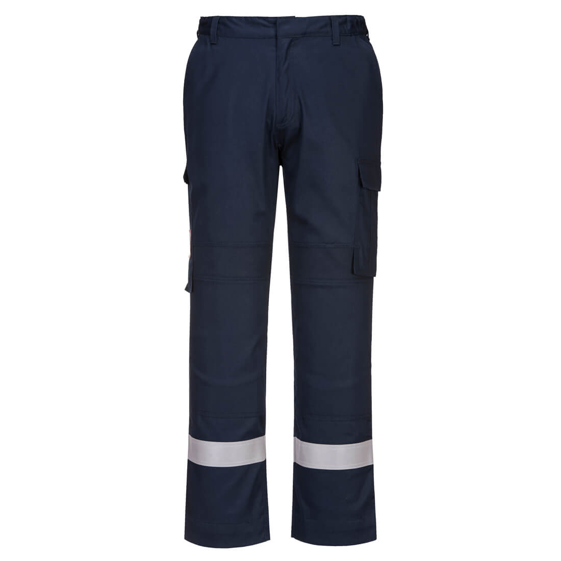 PORTWEST FR401 LEKKIE SPODNIE TRUDNOPALNE Z PANELAMI STRETCH; GRANATOWY