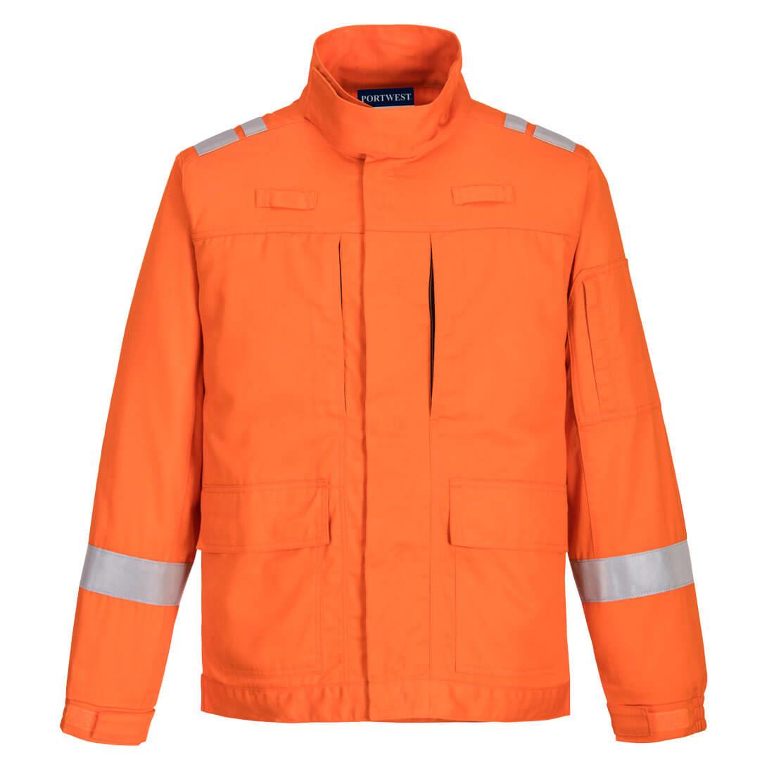 PORTWEST FR601 LEKKA BLUZA TRUDNOPALNA BIZFLAME WORK STRETCH; POMARAŃCZOWY
