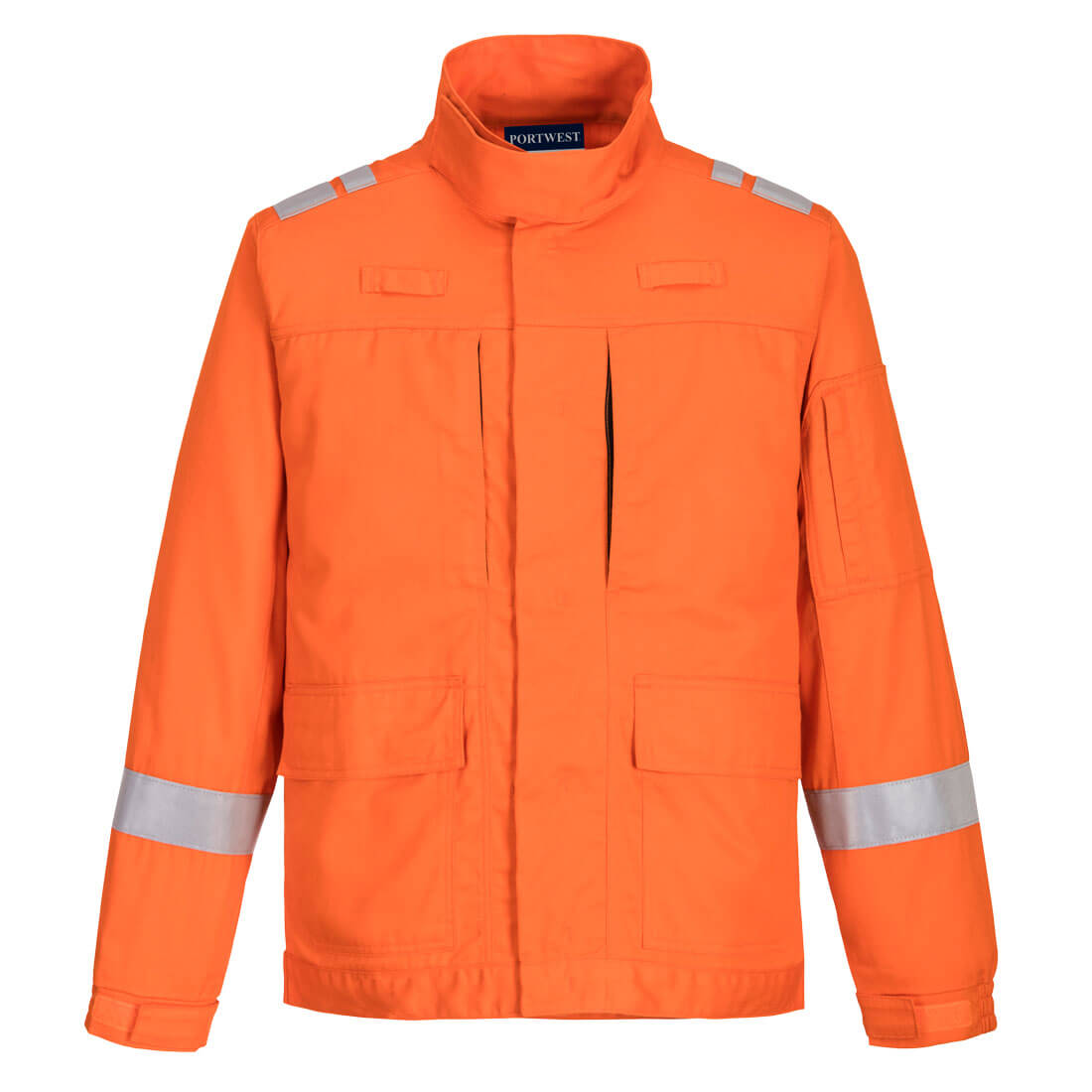 PORTWEST FR601 LEKKA BLUZA TRUDNOPALNA BIZFLAME WORK STRETCH; POMARAŃCZOWY