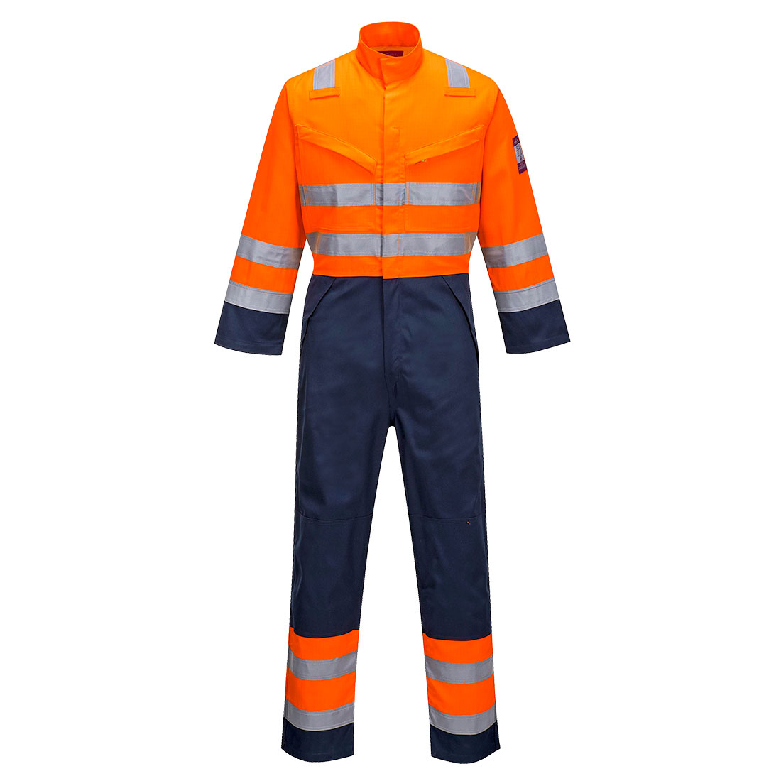 PORTWEST MV29 KOMBINEZON OSTRZEGAWCZY MODAFLAME RIS; POMARAŃCZOWY/GRANATOWY