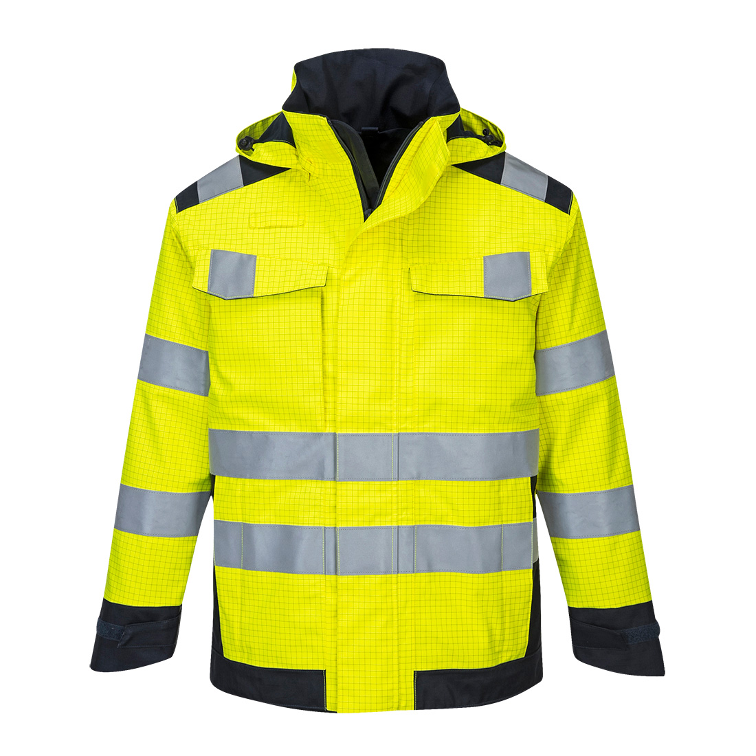 PORTWEST MV70 KURTKA MODAFLAME MULTI NORM ARC; ŻÓŁTY/GRANATOWY