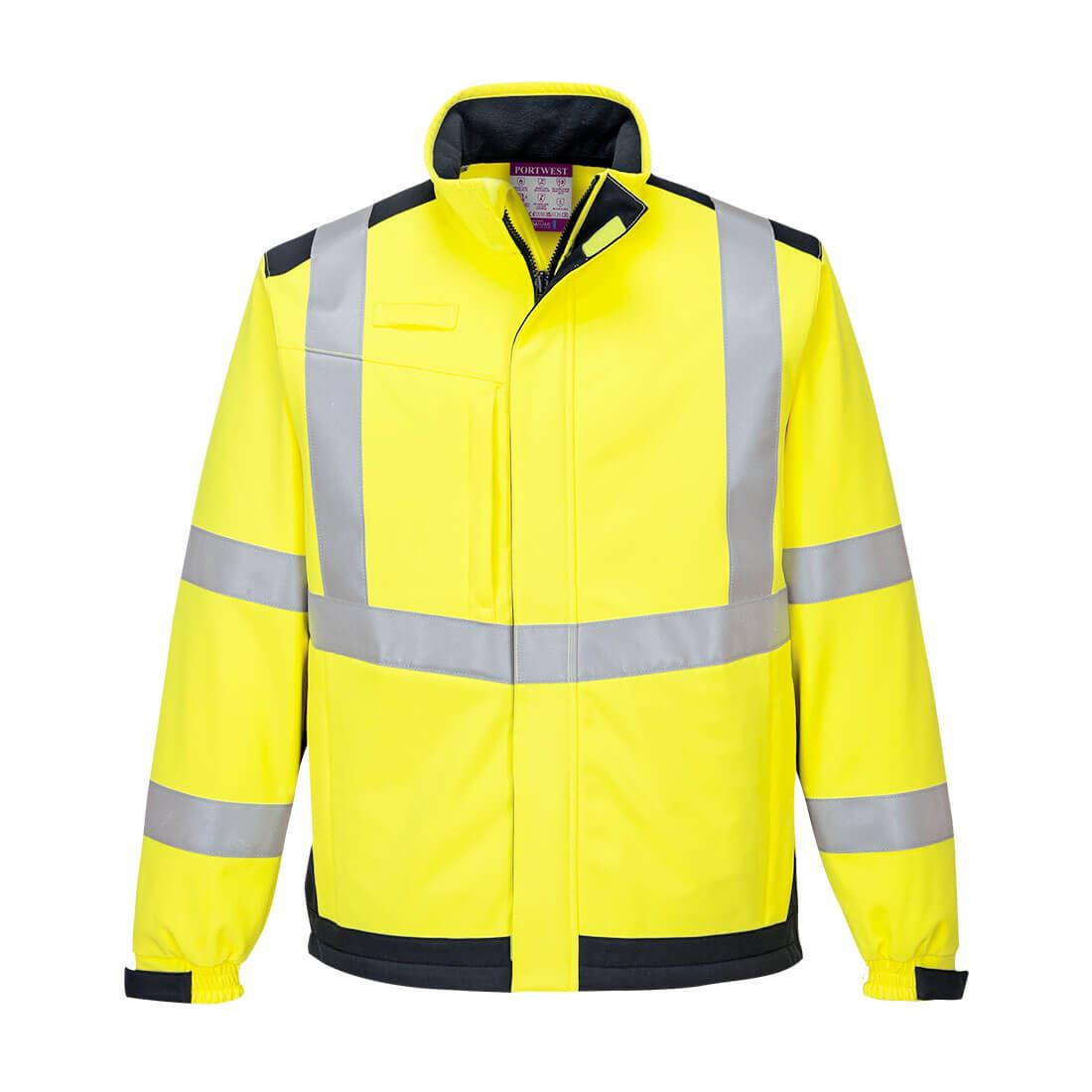 PORTWEST MV72 SOFTSHELL MODAFLAME MULTI NORM ARC; ŻÓŁTY/GRANATOWY