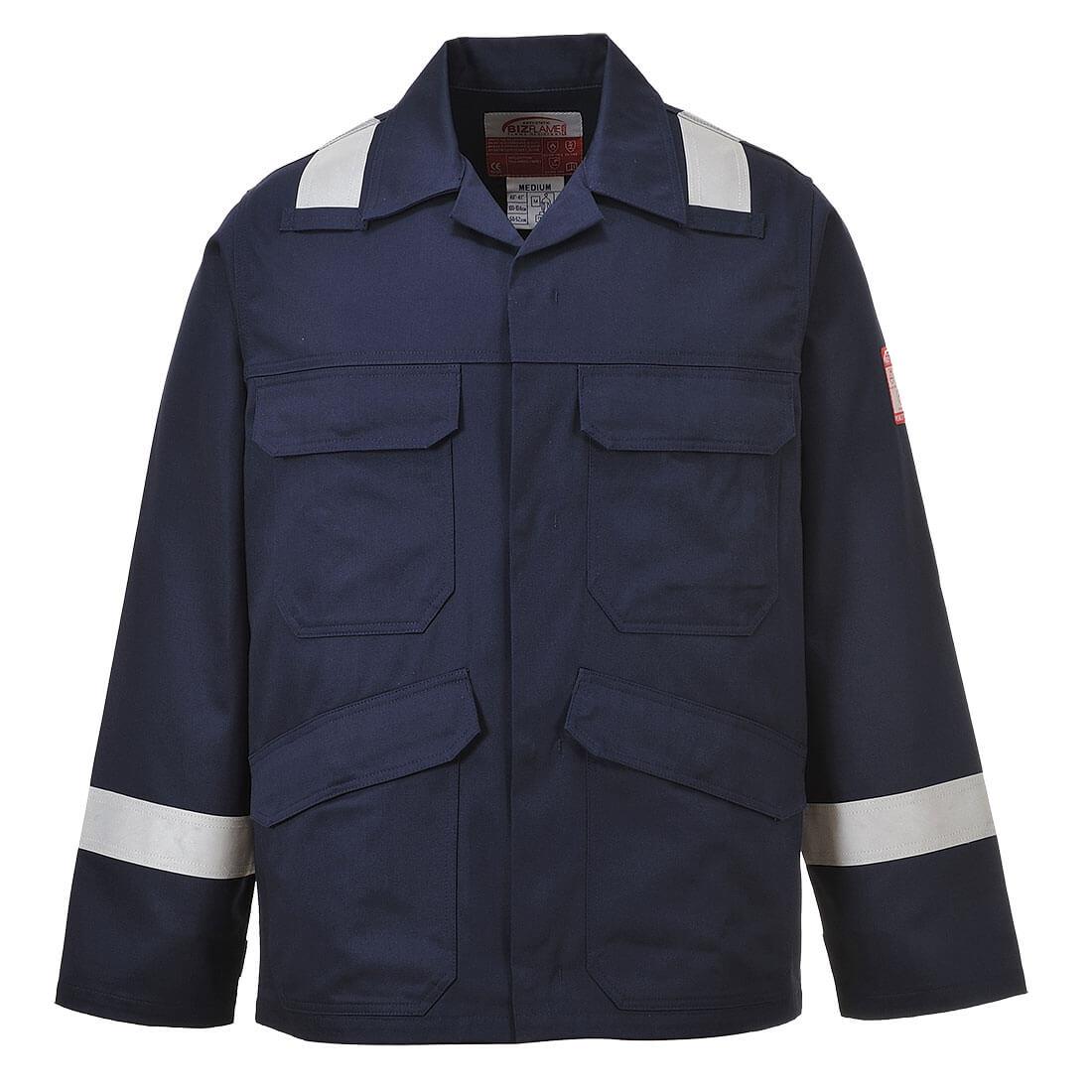 PORTWEST FR25 BLUZA TRUDNOPALNA BIZFLAME WORK; GRANATOWY