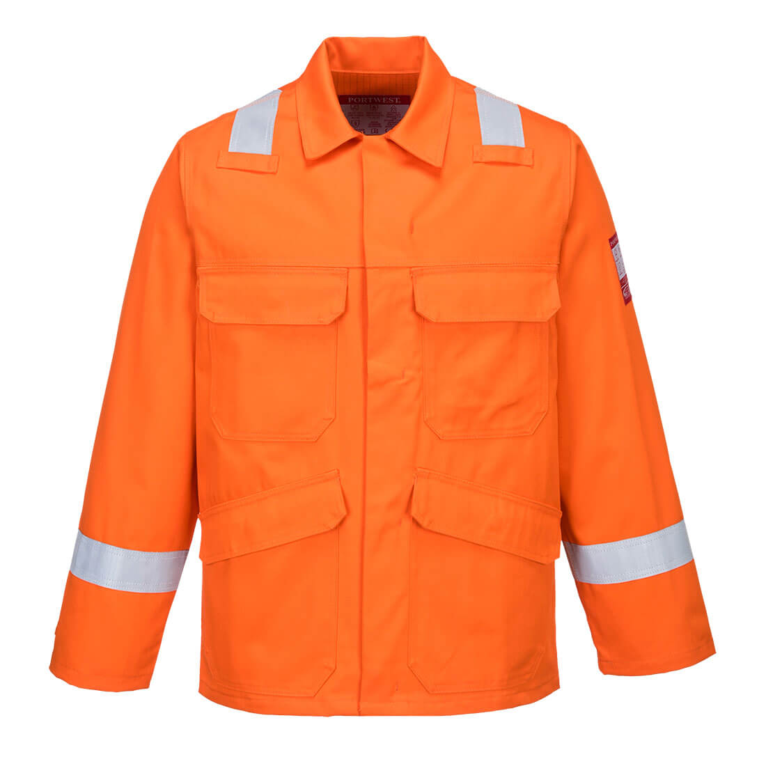 PORTWEST FR25 BLUZA TRUDNOPALNA BIZFLAME WORK; POMARAŃCZOWY