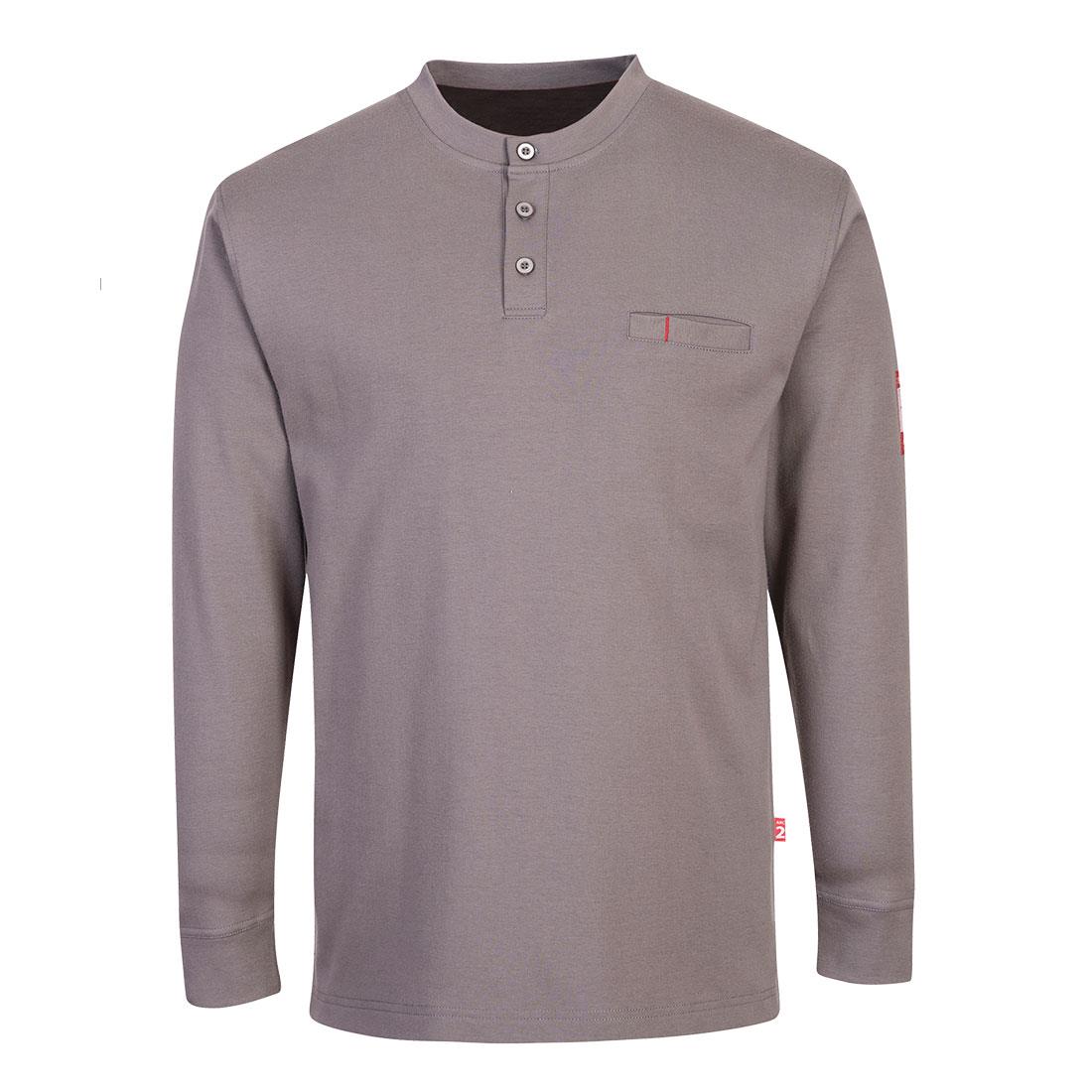 PORTWEST FR32 SWETER TRUDNOPALNY I ANTYSTATYCZNY; SZARY