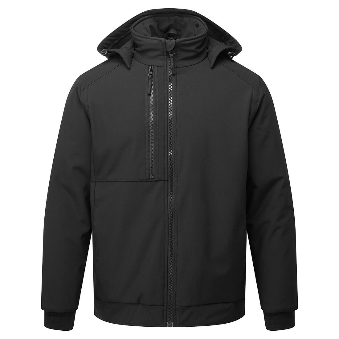 PORTWEST CD874 OCIEPLANY SOFTSHELL WX2 ECO (2L); CZARNY