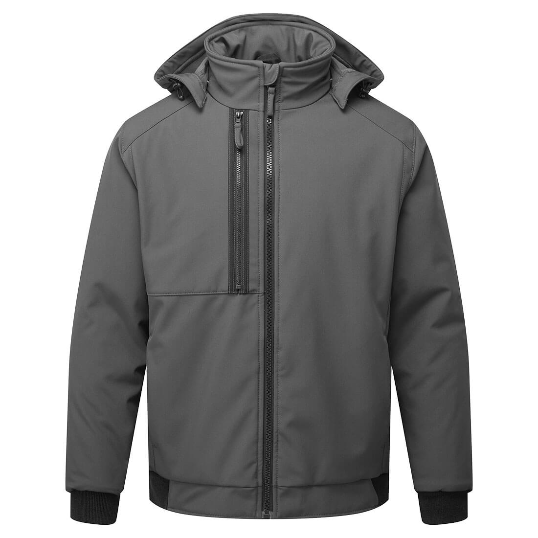 PORTWEST CD874 OCIEPLANY SOFTSHELL WX2 ECO (2L); SZARY METALICZNY
