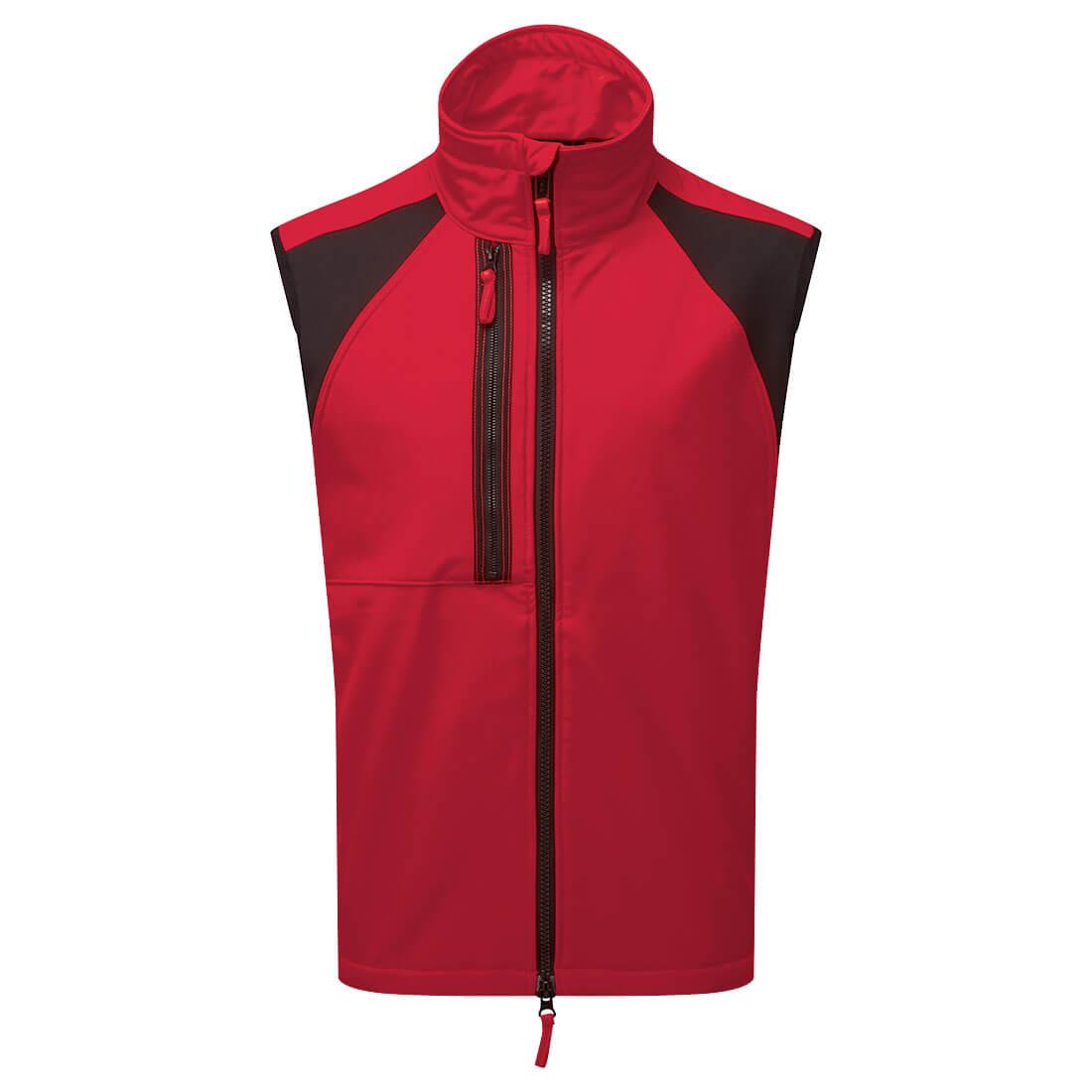 PORTWEST CD876 KAMIZELKA SOFTSHELL ECO WX2 (2L); GŁĘBOKA CZERWIEŃ
