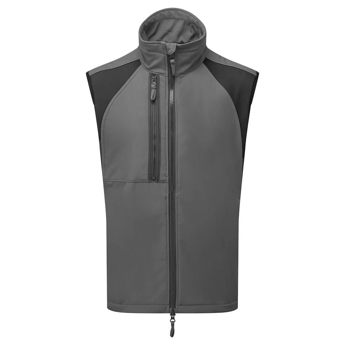 PORTWEST CD876 KAMIZELKA SOFTSHELL ECO WX2 (2L); SZARY METALICZNY