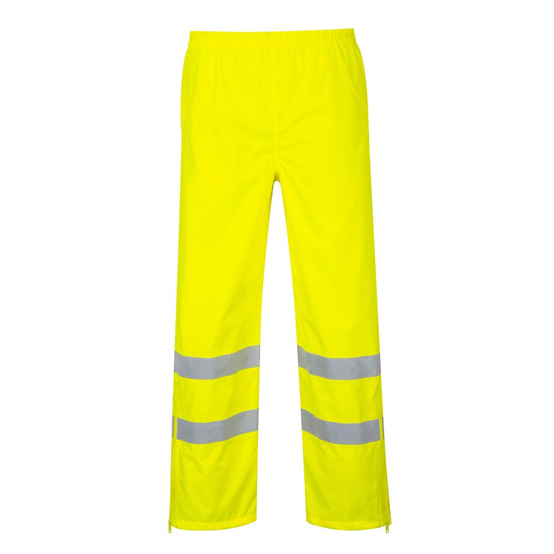 PORTWEST S487 SPODNIE OSTRZEGAWCZE ODDYCHAJĄCE (KLASA 3); ŻÓŁTY