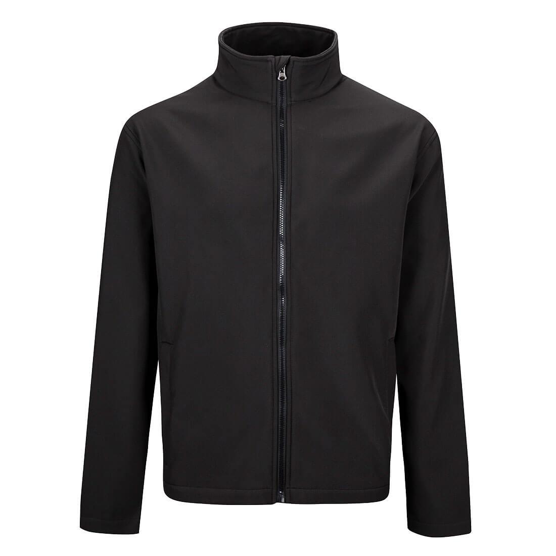 PORTWEST TK20 SOFTSHELL DWUWARSTWOWY PRINT & PROMO; CZARNY