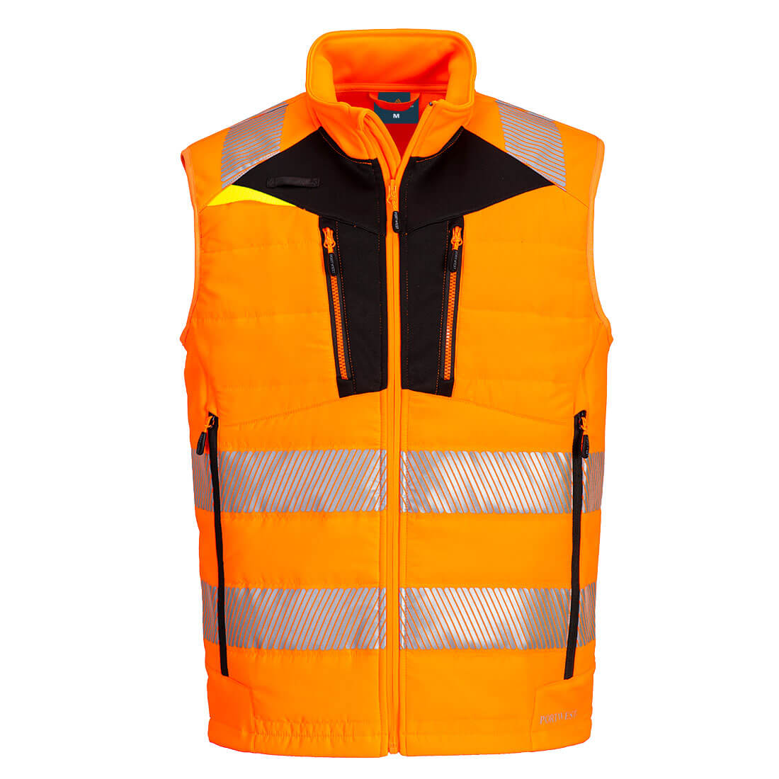 PORTWEST DX479 KAMIZELKA SOFTSHELL DX4 HI-VIS; POMARAŃCZOWY/CZARNY