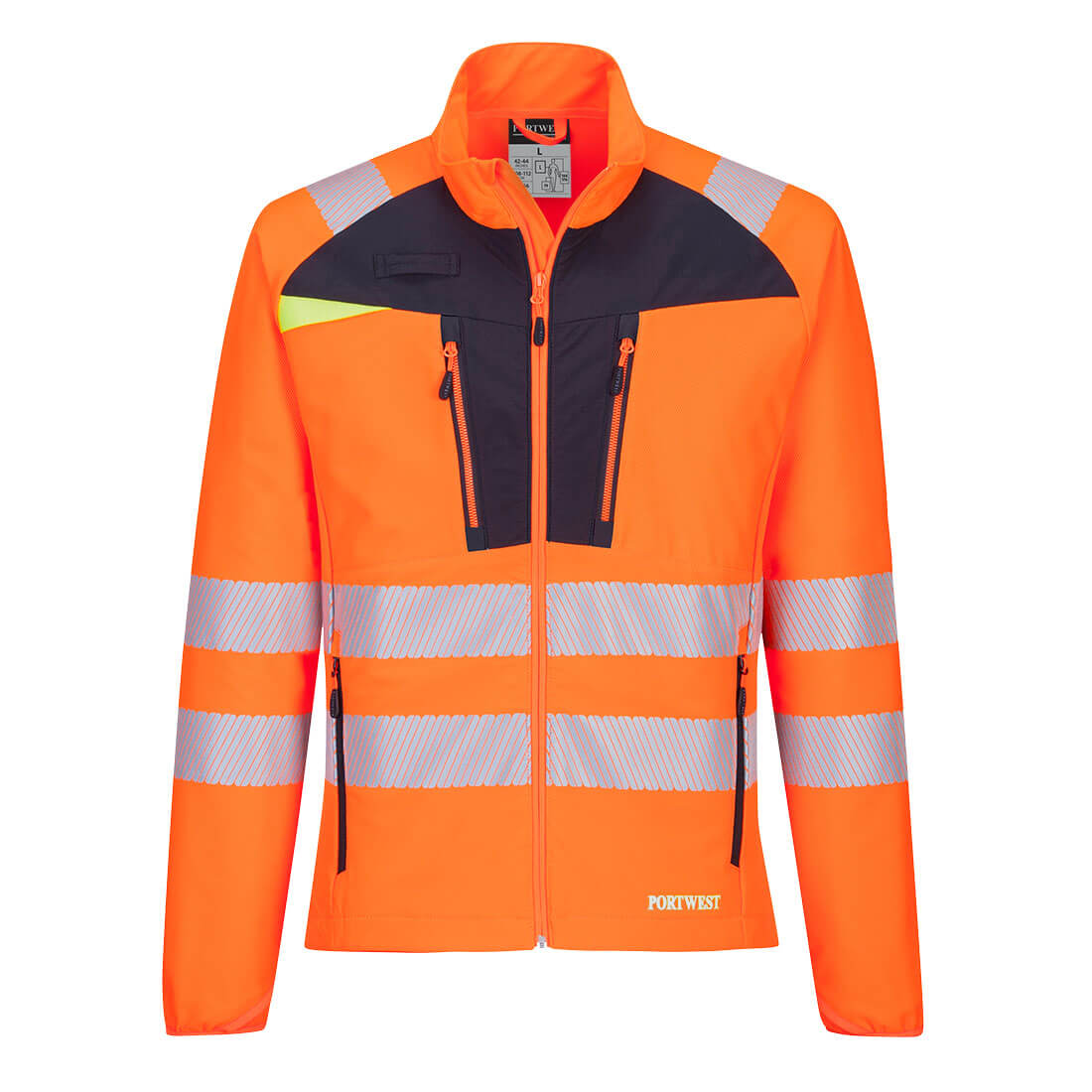 PORTWEST DX481 BLUZA OSTRZEGAWCZA DX4; POMARAŃCZOWY/CZARNY