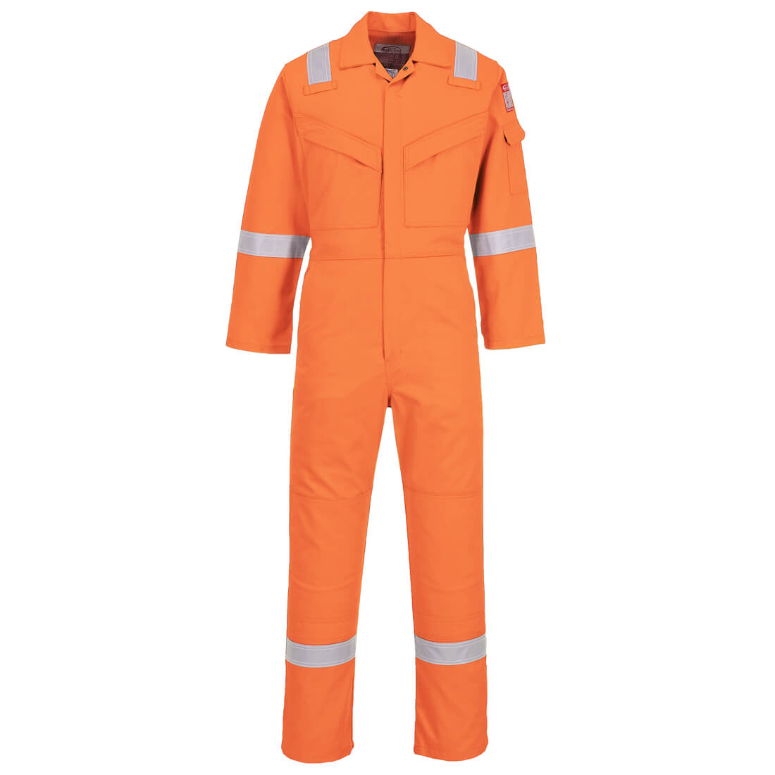 PORTWEST FR21 SUPER LEKKI, ANTYELEKTROSTATYCZNY KOMBINEZON 210G; POMARAŃCZOWY