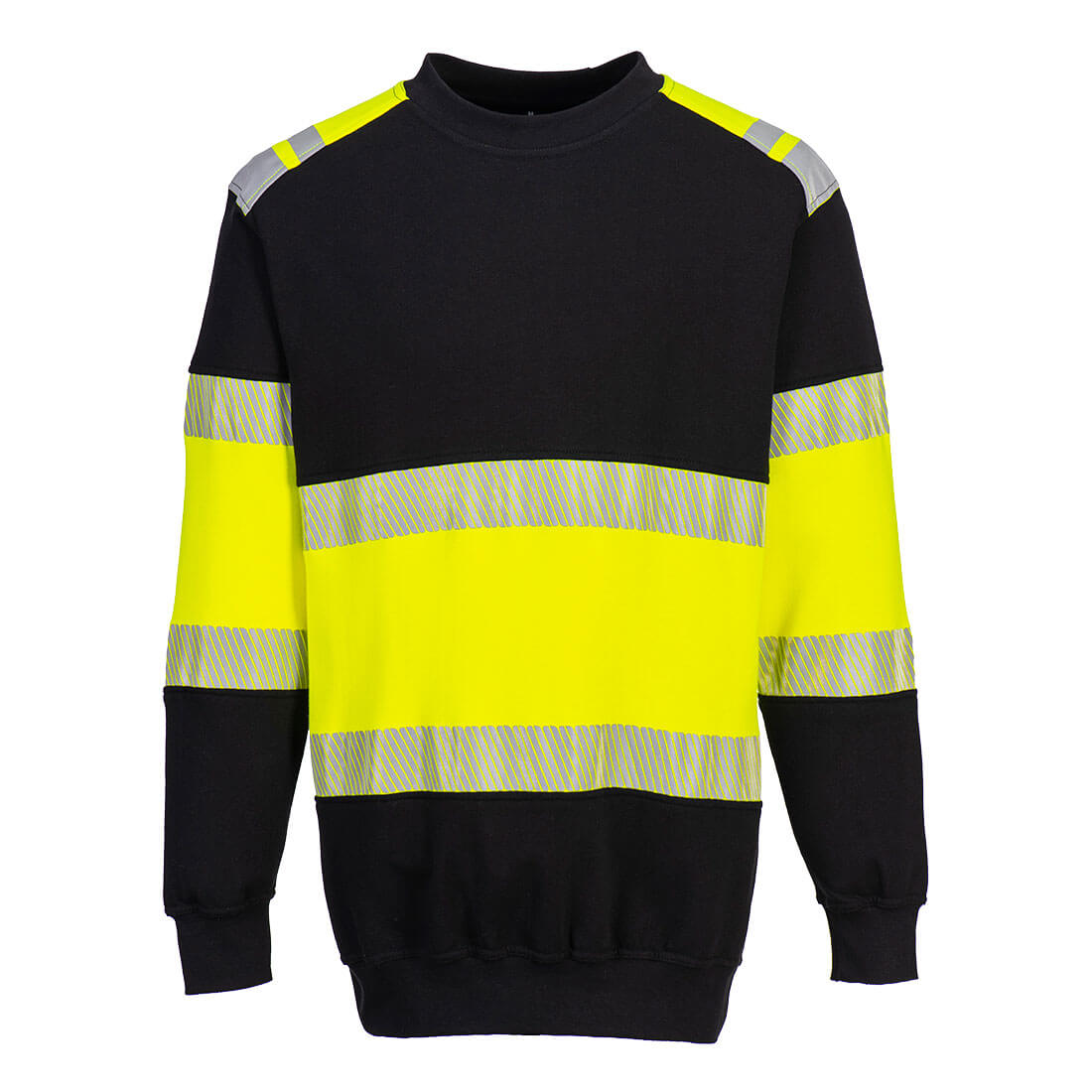 PORTWEST FR716 BLUZA TRUDNOPALNA, ANTYSTATYCZNA I OSTRZEGAWCZA PW3 KLASA 1 ; ŻÓŁTY/CZARNY