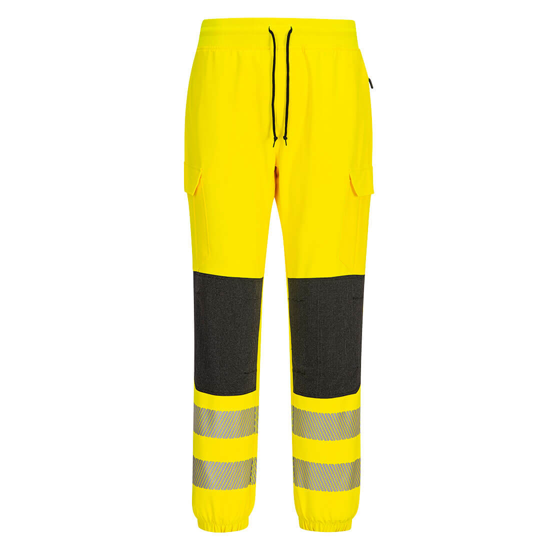 PORTWEST KX346 SPODNIE OSTRZEGAWCZE PW3 FLEXI JOGGER; ŻÓŁTY/CZARNY