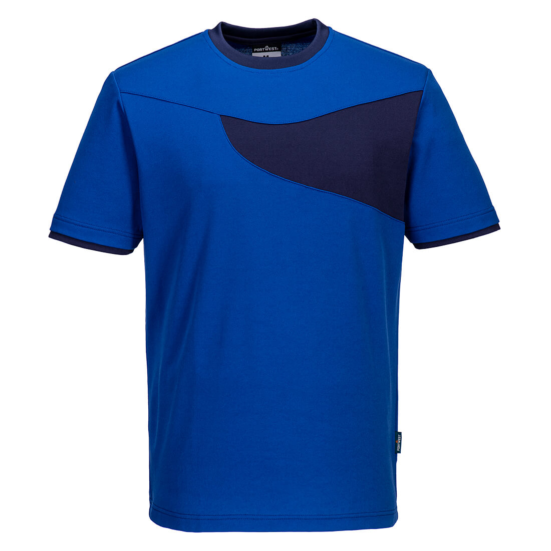 PORTWEST PW211 T-SHIRT PW2; KRÓLEWSKI/GRANATOWY