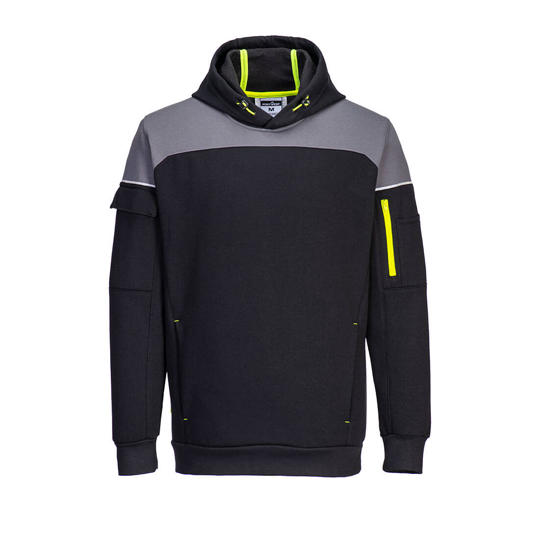 PORTWEST PW337 BLUZA Z KAPTUREM PW3; CZARNY