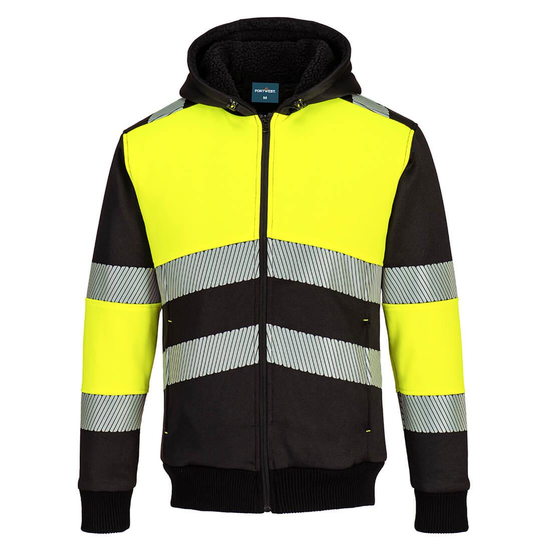PORTWEST PW377 OCIEPLANA BLUZA OSTRZEGAWCZA PW3 KLASA 1; ŻÓŁTY/CZARNY