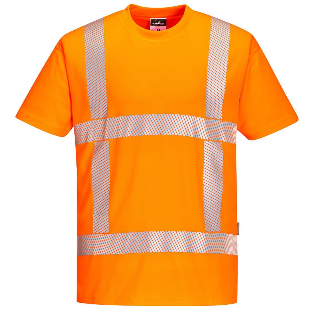 PORTWEST R413 T-SHIRT OSTRZEGAWCZY RWS ; POMARAŃCZOWY