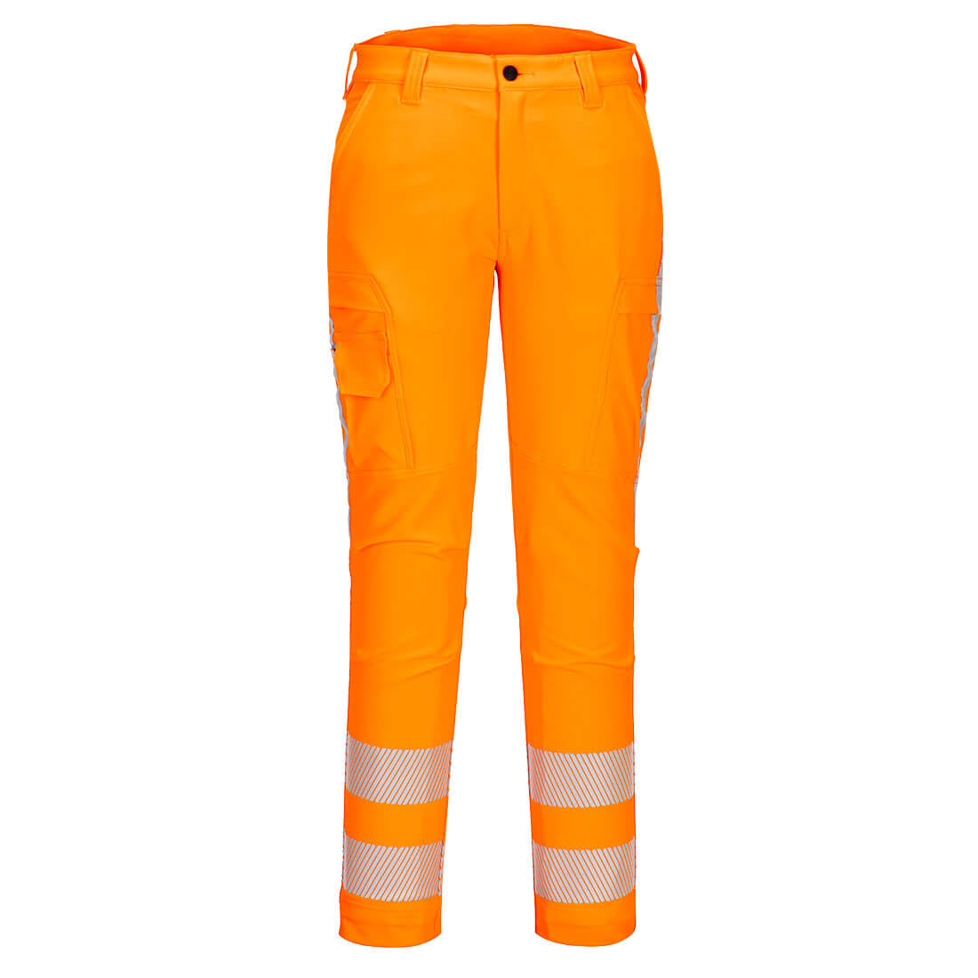 PORTWEST R440 SPODNIE OSTRZEGAWCZE ZE STRETCHEM RWS; POMARAŃCZOWY